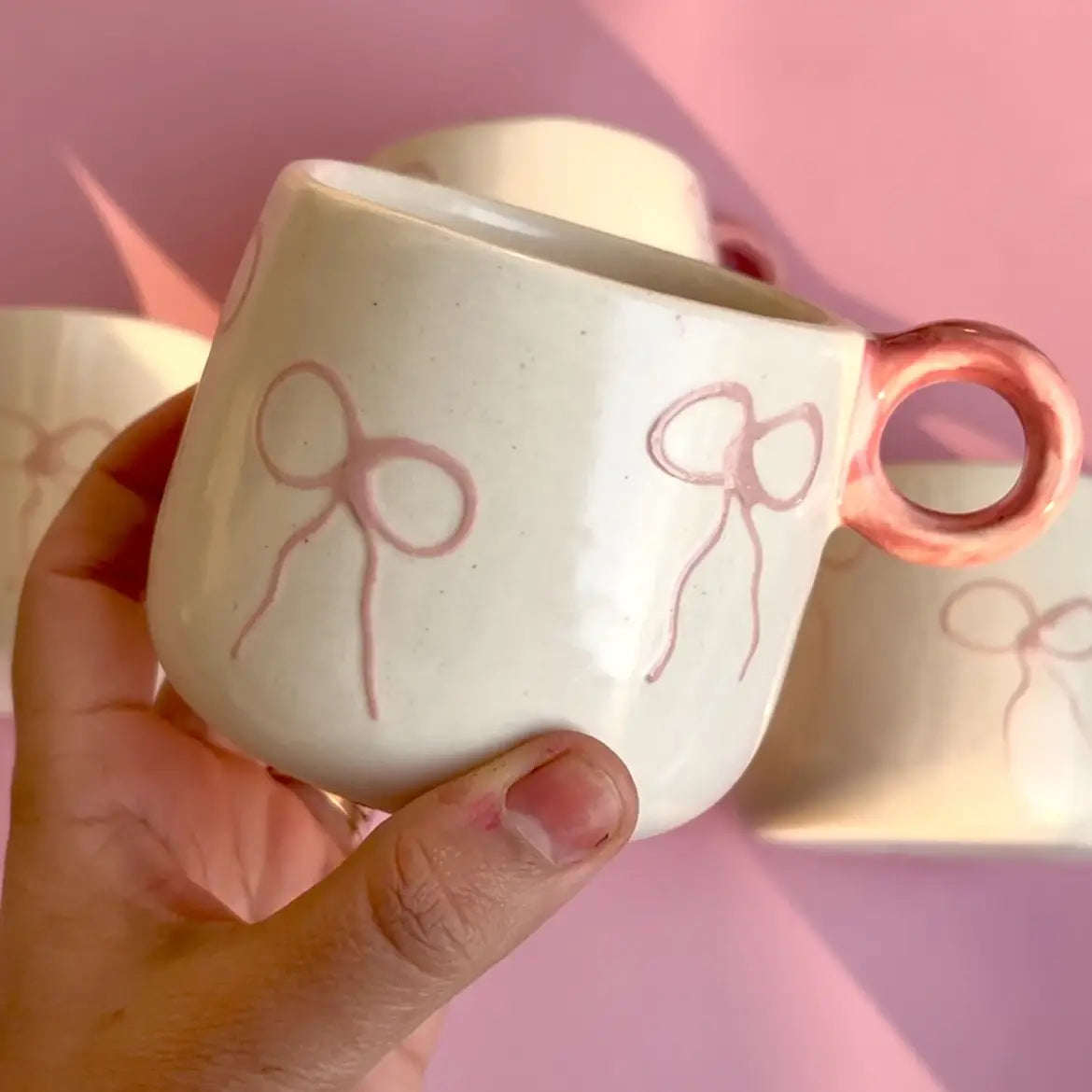 Pink Bow Mug