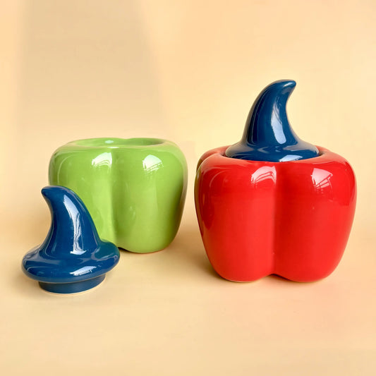 Capsicum Ceramic Storage Jar