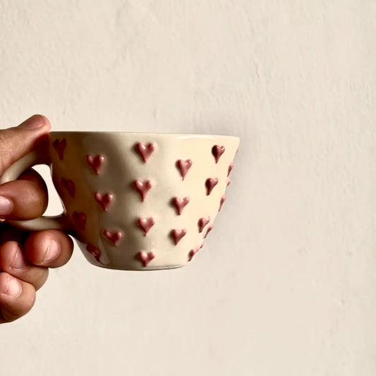 Embossed Heart Cup