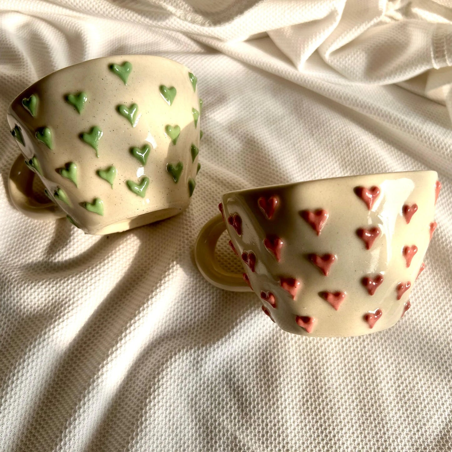 Embossed Heart Cup