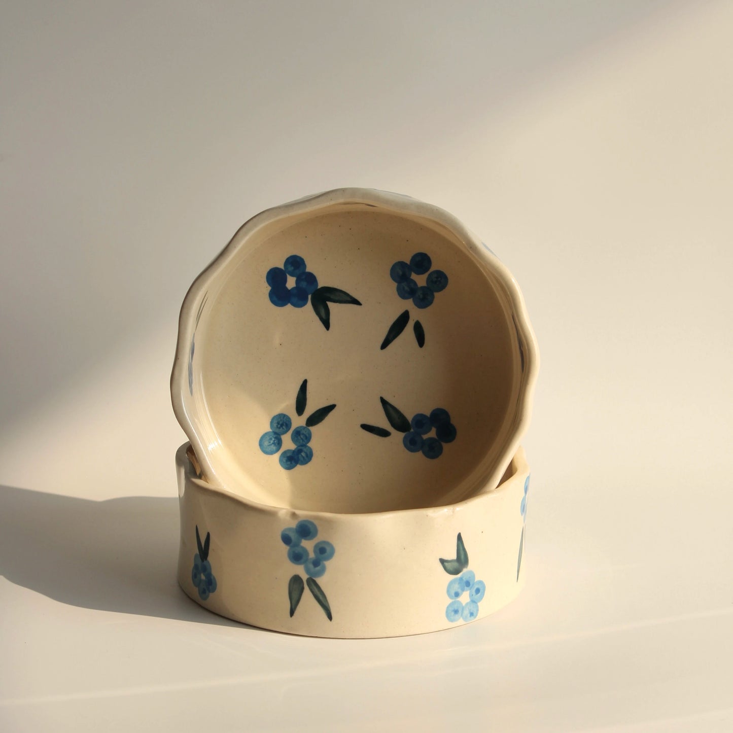 Floral Ceramic Breakfast Bowl