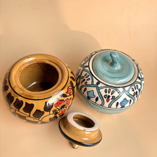 Mughlai Ceramic Storage Jar