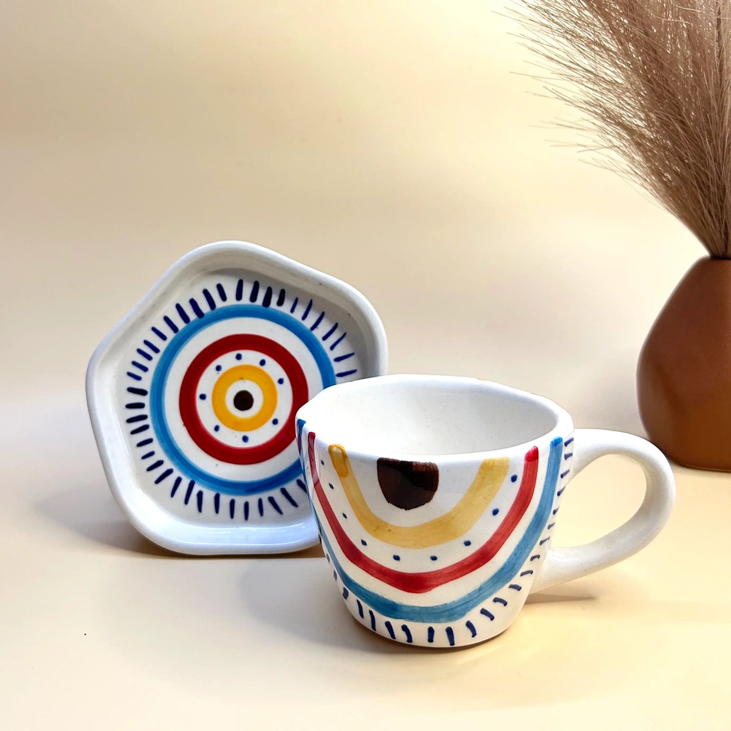 Evil Rainbow Cup & Saucer Set