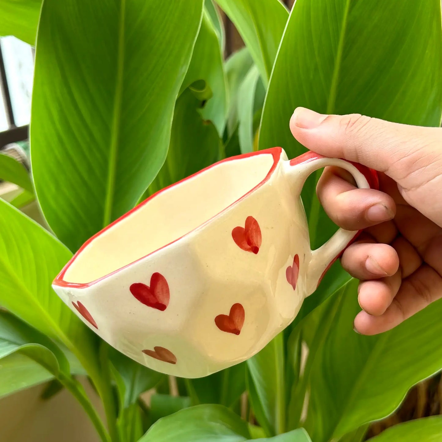 Heart Cappuccino Mug