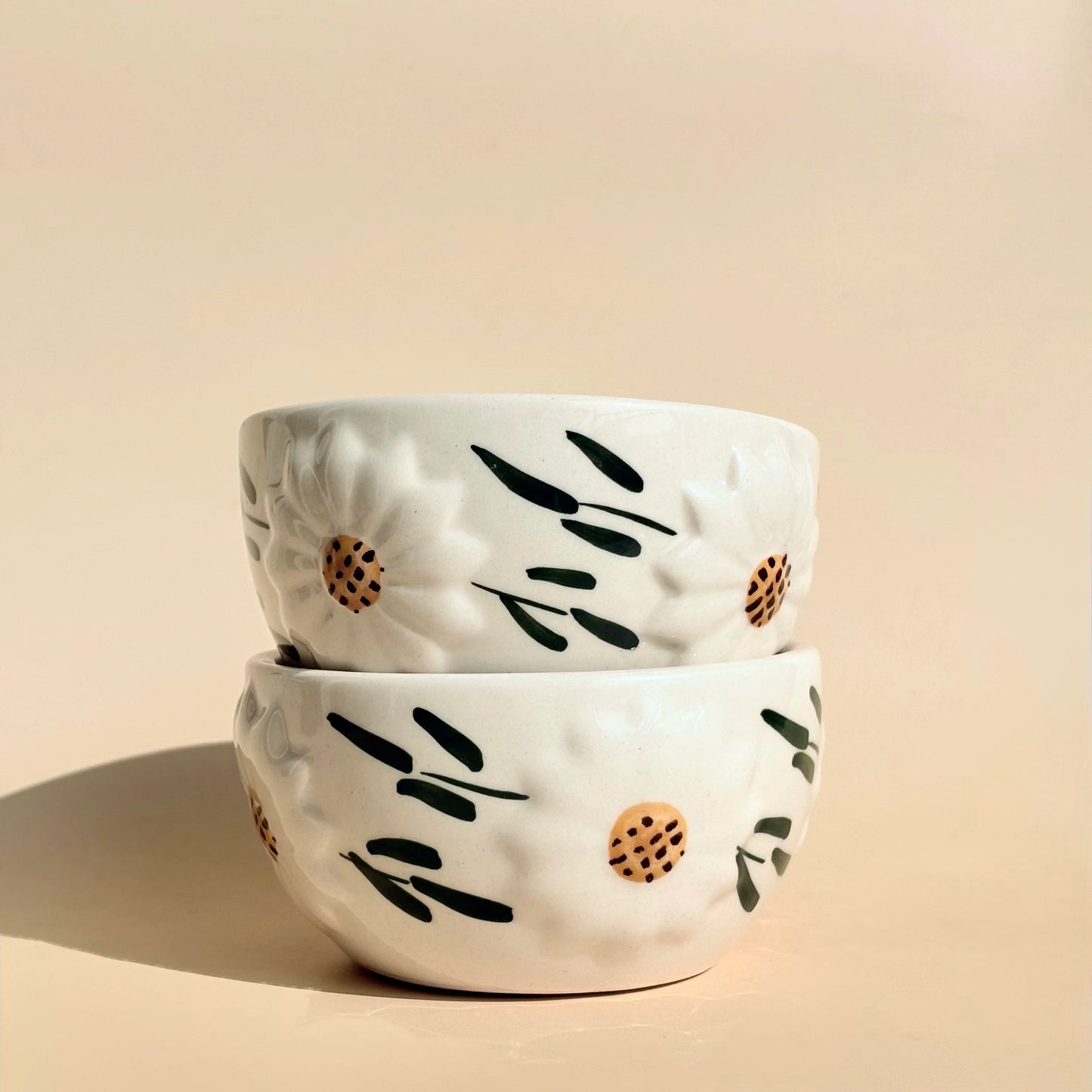 Ceramic Sunflower Bowl