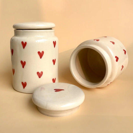 Heart Snacks Airtight Jar