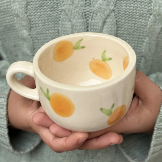Orange Cappuccino Mug