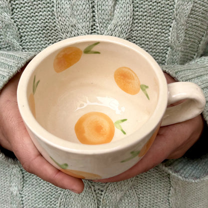 Orange Cappuccino Mug