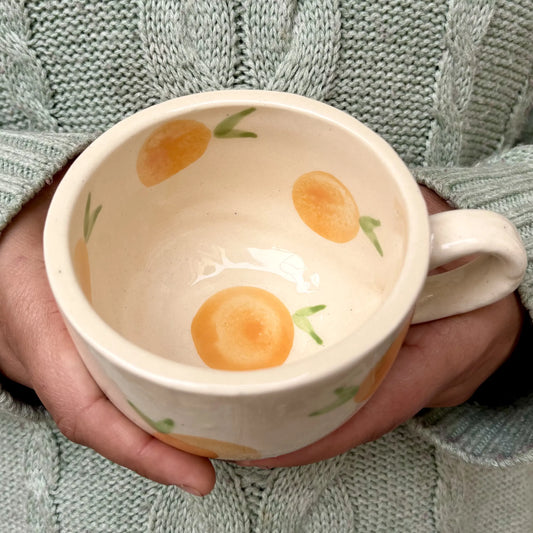 Orange Cappuccino Mug