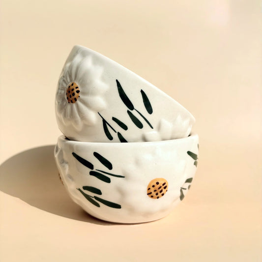Ceramic Sunflower Bowl